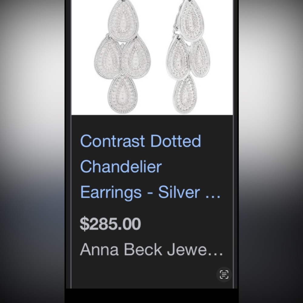 Anna Beck Silver Chandelier Earrings